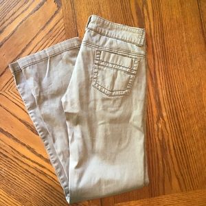 PrAna Khaki Bootcut Pants